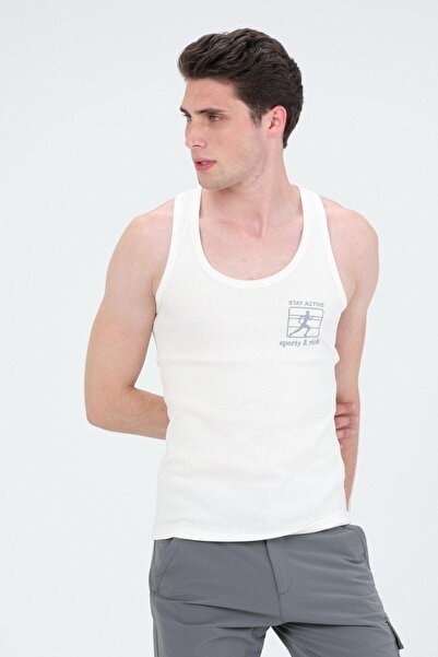 Rich Men's Swimmer Cut Sports Tank Running Athlete Tank Top