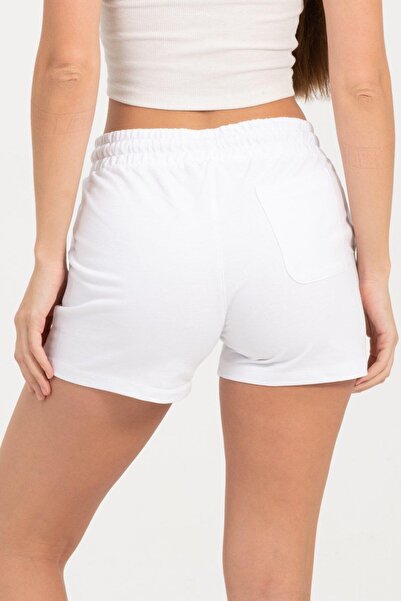 Rich Women's White Shorts Mini Sports Shorts
