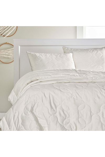 Linens لحاف مزدوج من القطن الرقيق