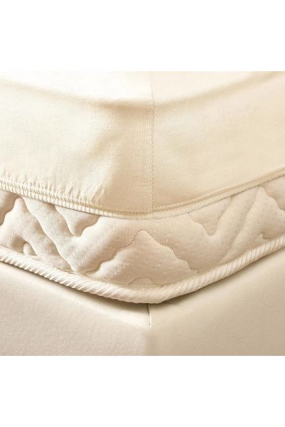 Evidea Soft Basic Double Fitted Sheet - Ecru - 180X200 cm