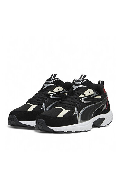 Puma Milenio Tech Unisex Black Suede Sports Shoes