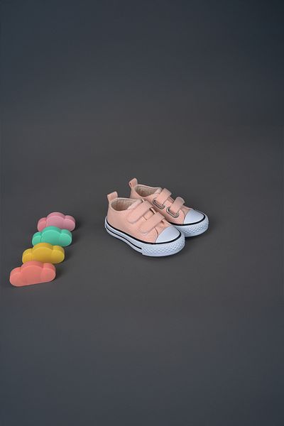 Vicco Pino Model Lighted Baby Girl and Children's Powder Sneakers