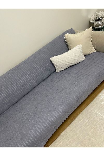coverbox Non-Slip Base Sponge Velvet Sofa - Sofa Bed Cover 170X210