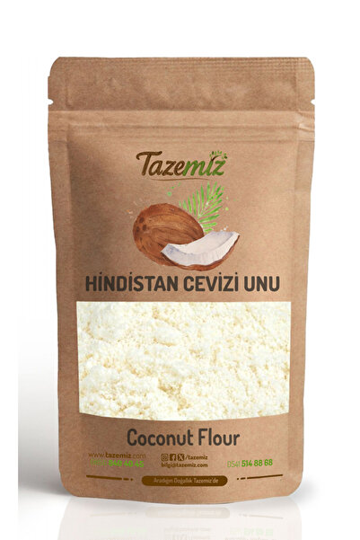 TAZEMİZ Hindistan Cevizi Unu 1 Kg - Glutensiz