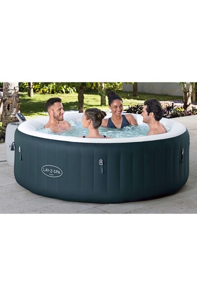 BESTWAY Lay-Z-Spa® Miami AirJet™ 6001D Enerji Tasarruflu Şişme Spa Havuzu,4-6...