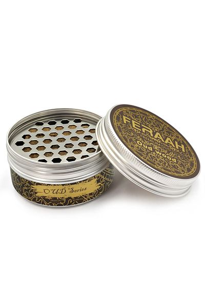 FERAAH Premium Oud Air Freshener Oud Wood 42g Fine Fragrance, Odour Removal & Relaxing Ambience
