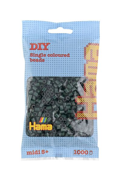 Hama 1,000 Midi Beads - Dark Green
