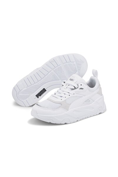 Puma Λευκά αθλητικά παπούτσια Trinity Jr Unisex