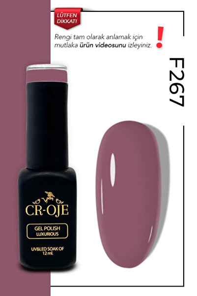 CROJE KALICI OJE Kalıcı Oje F267- Pembe (12 ML.)