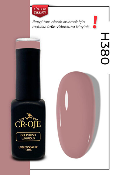 CROJE KALICI OJE H380- Nude Pembe (12 ML.)