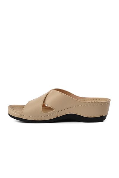 AYK'S Beige Women's Slippers