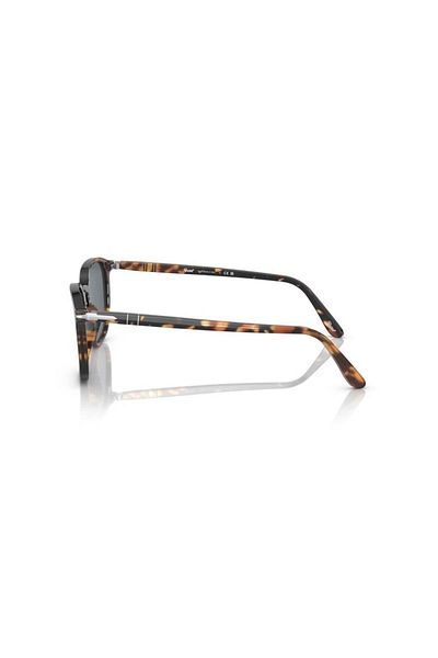 Persol 3186-S 1081/R5 53-21 Unisex Sunglasses – Brown Frame & Blue Glass