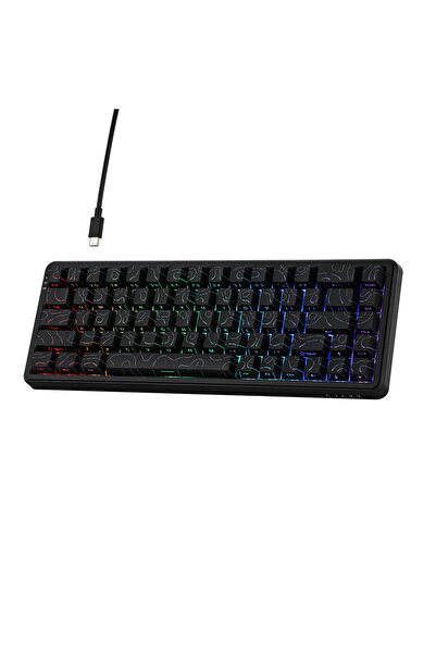 Ajazz Ak680 Max Rapid Trigger Manyetik Switch Mekanik Kablolu Klavye Rgb 0.125 Ms Ultra Düşük Gecikme