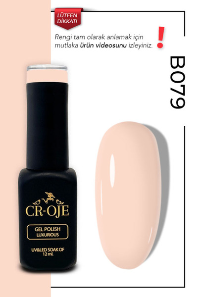 CROJE KALICI OJE Kalıcı Oje B079 -nude (12 ML.)