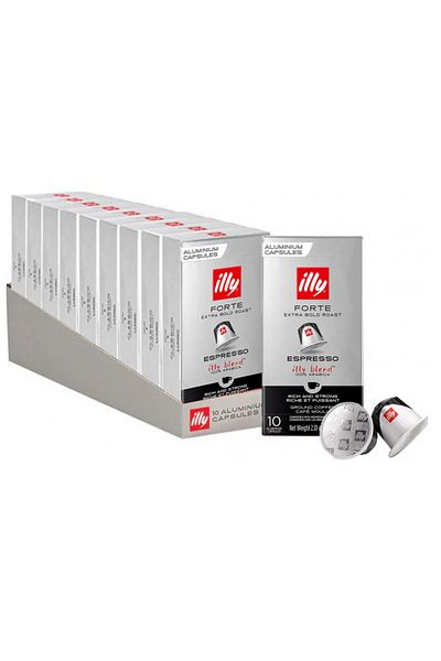 illy Forte Extra Bold Espresso Capsules – 100 Nespresso® Original Compatible Capsules