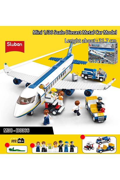 Choice No Box 463pcs Creative City Airbus Cargo Aircraft Plane Building Blocks Air Ambulance Airplane Model