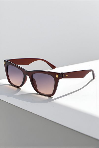 Eyesofia Iris Unisex Brown Vintage Sunglasses