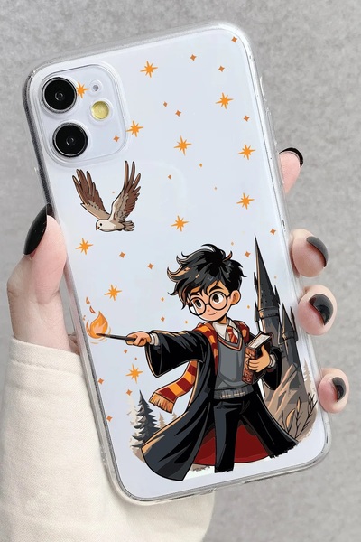 3GEN CASE Transparent Silicone Case with Cute Characters Pattern for iPhone 11