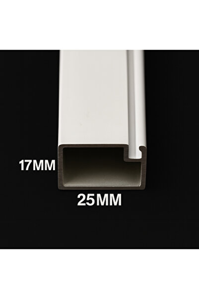 Yerli Alüminyum 17x25 Sineklik Pencere Profili (BOY:124 CM 1 ADET)