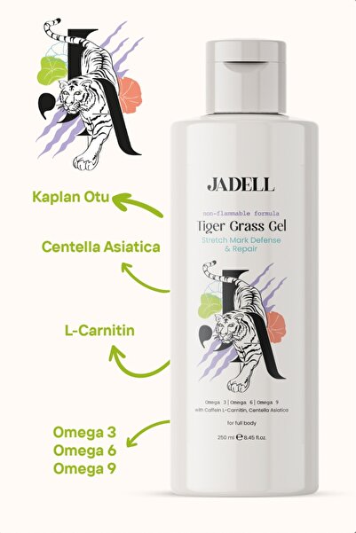 JADELL Kaplan Otu Çatlak, Selülit Kremi , Sıkılaştırıcı ve Doğum Sonrası Lezyonlara Yardımcı Krem