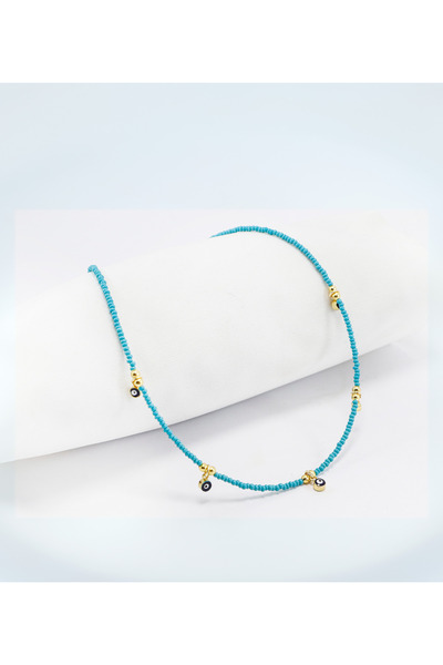 biuti قلادة من حجر الياقوت الرملي المطعمة بإطار من حجر الياقوت، قلادة هدية