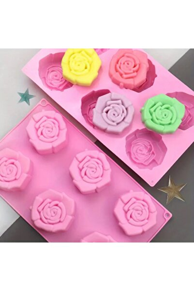 Siliko World قالب كيك موديل الورد الكبير، قالب الكيك، قالب الصابون وقالب الشم...
