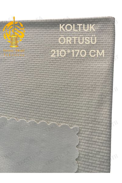 Tekstilsa Husa scaun din lână New Fashion Culoare albă 1buc 210*170 Cm Design anti-alunecare și anti-încrețire