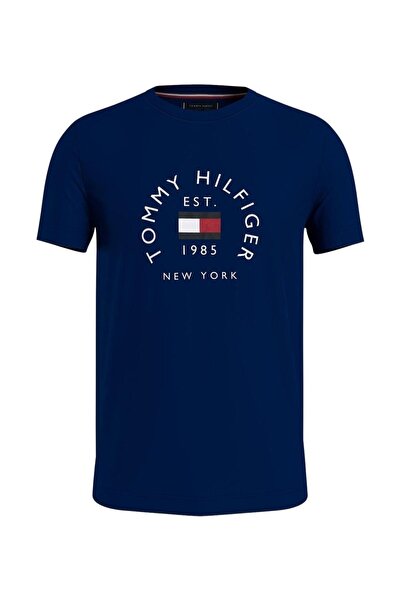 Tommy Hilfiger Logolu Erkek Tişörtü
