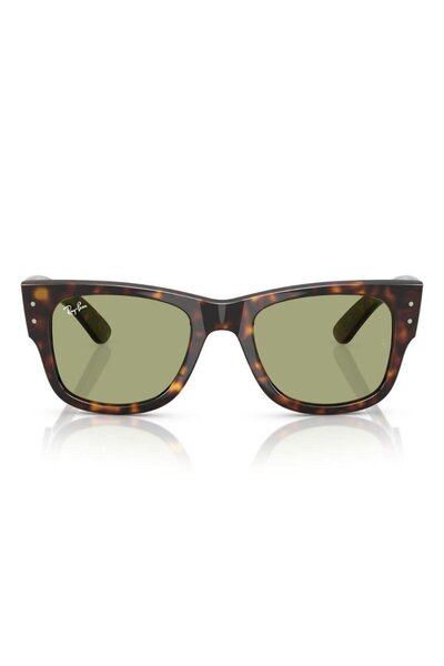 Ray-Ban Rayban Unisex Sunglasses Mega Wayfarer 0840-S 902/4E 51-21, Rectangular Acetate Frame