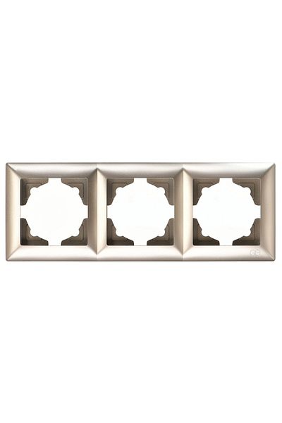 Günsan Visage Metallic Beige Triple Frame