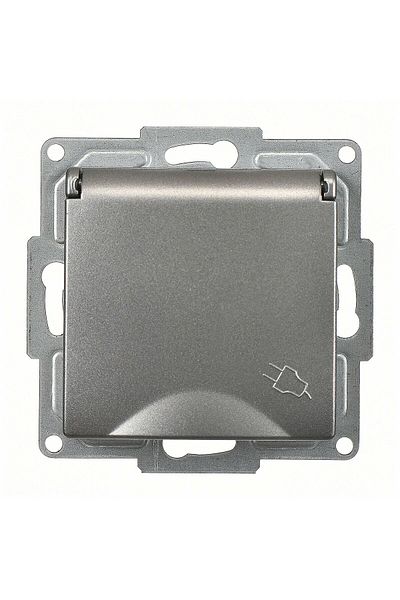 Günsan Visage Smoked Lid Grounded Socket Mechanism