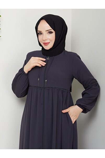 ESLEMNUR Ferace casual pentru Hajj și Umrah cu mâneci și talie ajustabile și ...