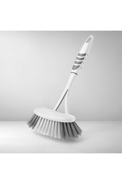 BRAVES Blue Tile Bathtub and Sink Cleaning Brush - Bathroom Countertop Mosque