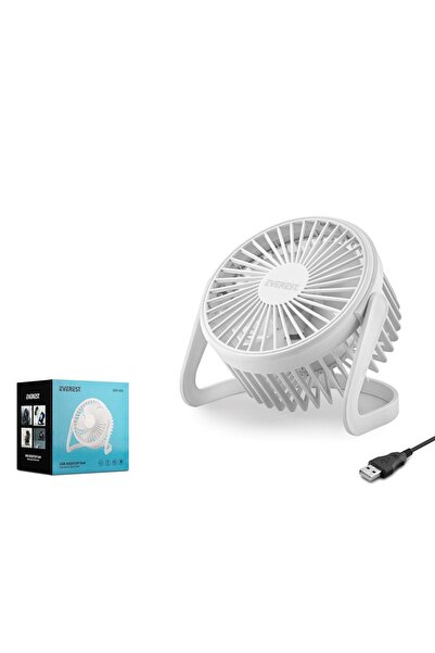 Everest Efn-505 Vantilatör Usb 14cm Beyaz