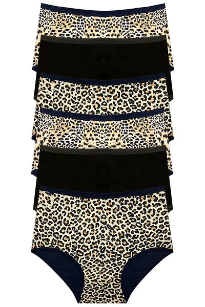 Newlilla 1810 Super Battal Bato Women's 6-Piece Panties Pack