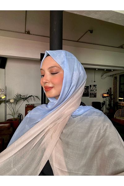 Scarf Cotton Gradient Shawl