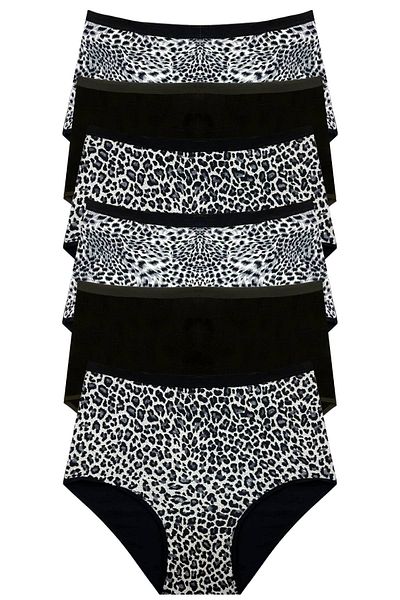 Newlilla 1810 Super Battal Bato Women's 6-Piece Panties Pack