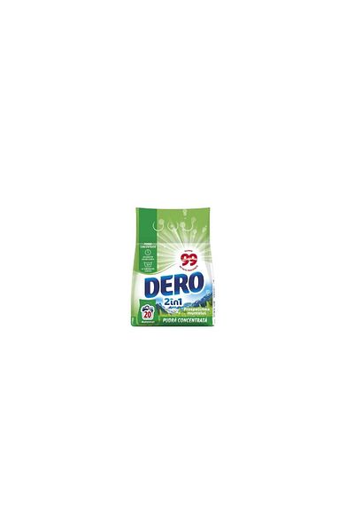 Dero Automatic Detergent White Iris and Chamomile Flowers, 1.5 Kg, 20 Washes