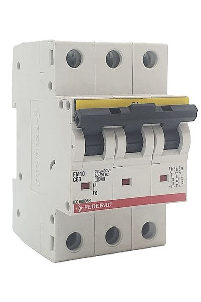 Federal C 3x63a 10ka مفتاح الصمامات التلقائي FM10