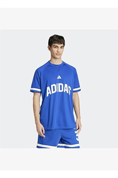adidas Ανδρικό T-shirt Seasonal Essentials US JD8098 Μπλε με κοντό μανίκι και...
