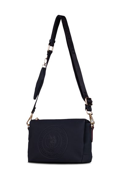 U.S. Polo Assn. Geantă de damă albastru bleumarin-roșu Claret Us25673