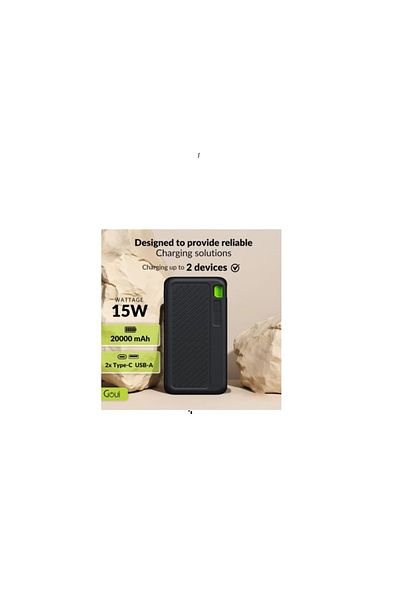 GOUİ Powerful Power Bank - Sinqi Portable Battery 20,000 mAh
