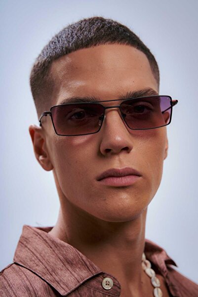 Bilge Karga Eryka Red Black Purple Men's Sunglasses