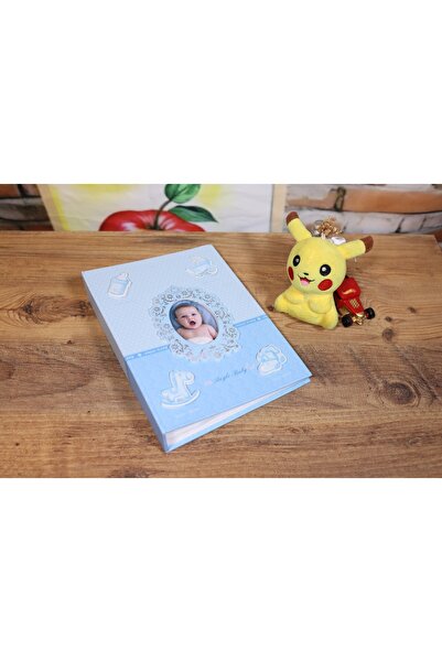 NRCN ألبوم صور أطفال مقاس 10 × 15 سم مع نافذة 200 باللون الأزرق