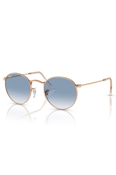 Ray-Ban Rayban Unisex Sunglasses Rb 3447 001/3m 53-21, Round Gold Color Metal...