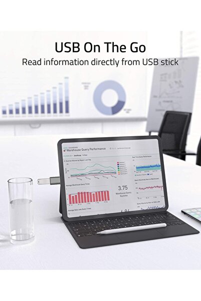 SYNTECH | محول USB أنثى إلى USB-C 3.0 بسرعة نقل تصل إلى 5 جيجابت في الثانية
