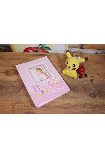 NRCN ألبوم صور أطفال مقاس 10 × 15 سم مع نافذة 200 باللون الوردي