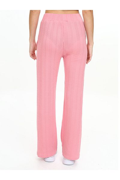 Denokids Κοριτσίστικο Pipe Leg Pink Basic Sweatpants