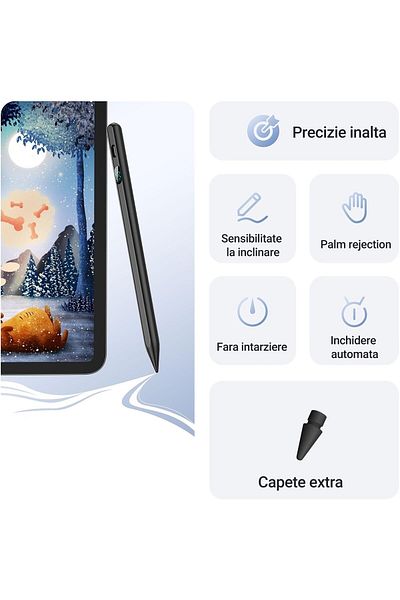 WowStep Stylus iPad Pen, Apple Tablets 2018-2024, 10 Heads, Palm Rejection, Magnetic Attachment