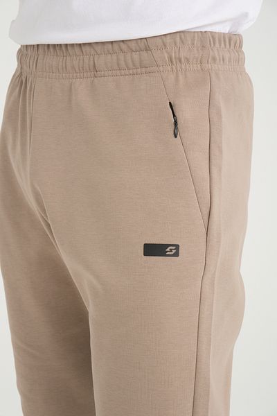 Shooter Sportswear Ανδρικό σορτς Mink Minimal Print Λεπτομερής κρυφή τσέπη με φερμουάρ Κανονική εφαρμογή